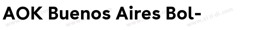 AOK Buenos Aires Bol字体转换